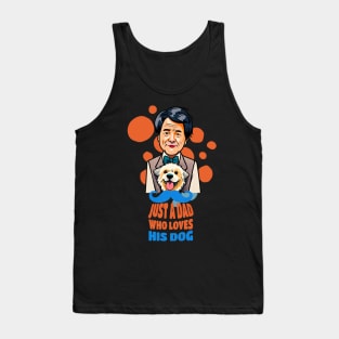 Just a Dad Who Loves His Dog Tank Top